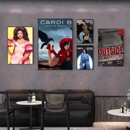 Singer Cardi B Am I The Drama Poster Art Print Home Decor,No Frame Canvas Painting Gift MPFZ