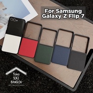 Samsung Galaxy Z Flip7 Flip 7 LEATHER Cover Casing Pouch Protector ZFL7-002