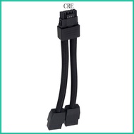 CRE 16Pin GPU Cable 12VHPWR Supply Adapter 2x 8Pin to 16 PIN GPU Extension Cable