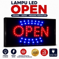LED light writing LED sign open flashing 2/ lampu led