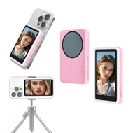Magnetic Mobile Vlog Selfie Monitor Screen with Fill Light Wireless 4K 60FPS Rear Camera Selfie Moni