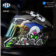 หมวกกันน็อคเต็มใบหุ้มคาง RD รุ่น CZR BTรองรับการติดบลูทูธ Bluetooth Helmet ถอดซักได้ ฟรีถุงผ้า แถ