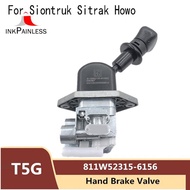 811W52315-6156 Truck Hand Brake Valve for Siontruk Sitrak Howo T5G Air Brake Handle Control Air Valv