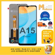 Compatible Lcd For Op A15 / A15S / A35 2021 / Realm C11 / C12 / C15 Touch Screen Digitizer Skrin Ful
