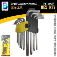 ALLEN KEY STAR 9PCS SET (T10 - T50)