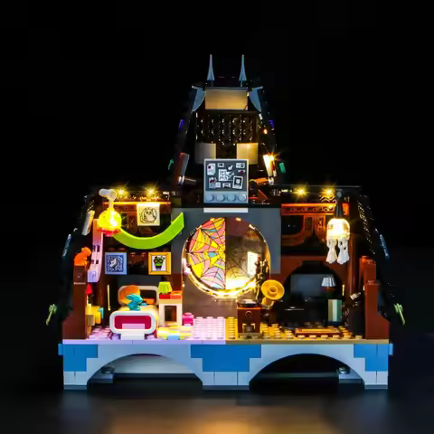 (No LEGO, Just Light) USB Lights Set for Lego Wednesday & Enid's Dorm Room 76781 Building Set