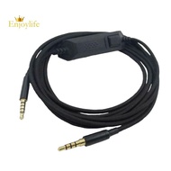 Headphone Cable with In-Line Mic Volume Control for Logitech G233 G433 G PRO X