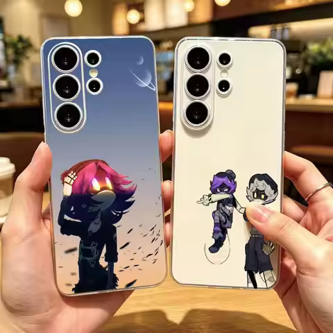 Horror Comedy Murder Drones Phone Case Transparent Silicone Soft For Samsung S25,S24,S21,S22,S23,S30