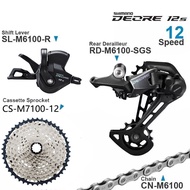 SHIMANO DEORE M6100 Groupset 12 Speed MTB M6100 Shifter Rear Derailleur Chain M6100 M7100 Cassette 1