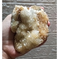 Natural quartz crystal.