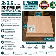 3x3.5 inches marine plywood ordinary plyboard pre cut custom cut 335