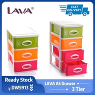 LAVA A5 DRAWER 3TIER &amp; 4TIER_A5 DRAWER SERBAGUNA_MINI BOX LACI_DW5913