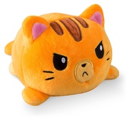 The Original Reversible Cat Plushie - Orange Tabby - Cute Sensory Fidget Stuffed Animals That Show Y