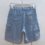 กางเกงยีนส์ขาสั้นล้างรถขาสั้น Carhartt WIP