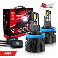 หลอดไฟหน้ารถยนต์ LED ยี่ห้อ SP-LED รุ่น V3  New Upgrade (ปลั๊กเดิมตรงร่น) รับประกัน 18 เดือน