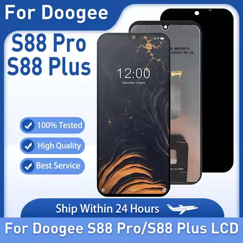 Original 6.3" LCD Display Touch Screen Digitizer Assembly For Doogee S88 Pro S88+ 4G - Replacement R