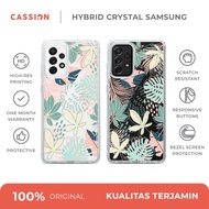 Case Samsung A71 A51 A70 A50 Hybrid Cassion Pastel Tropical Leaves - Samsung A51