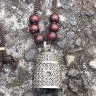 轟音の寺　Roaring Temple necklace brass with rope　by　GRYPHON