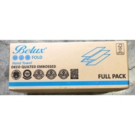 BELUX M-FOLD / N-FOLD / Z-FOLD HAND TOWEL,DECO QUILTED EMBOSSED,100% VIRGIN PULP, FULL PACK