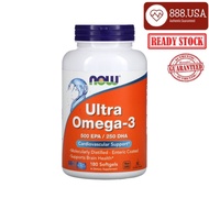 READY STOCK NOW FOODS Ultra omega 3 180softgels