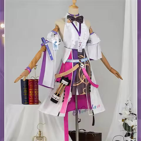 CyAsta Cosplay Honkai Star Rail Cosplay Asta Costume JK Dress Game HSR Cosplay Outfit Shoes Wig Anim