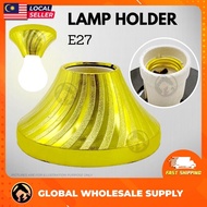 GOLD E27 Lamp Holder Vintage Industrial Ceiling Lamp Base Holder Lighting Fixtures Suitable for Kitchen Cafe Bar Gold