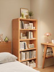 其他品牌 - 全實木書架榫卯格子櫃書櫃松木書架落地置物架臥室床頭置物櫃實木