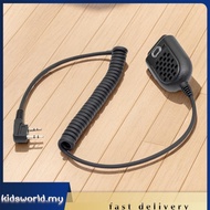 Walkie Talkie PTT LED Shoulder Speaker Mic PTT Mic Handheld Walkie-talkie Microphone for KENWOOD TK-