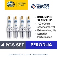 HELLA Iridium Pro Spark Plug for Perodua Cars Alza, Kembara, Myvi 2005, Myvi 2007, Myvi Lagi Best