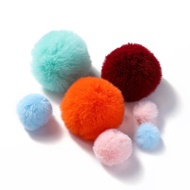 St, kunkka 5pcs 5cm Imitation Rex Rabbit Fur Ball Pendant