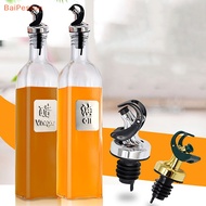 [BaiPeston] Oil Bottle Nozzle Wine Liquor Dispenser Seal Leak-Proof Oil Bottle Stopper Cap Pourers Flip Top er Kitchen Accessories