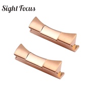 20มม. ปลายโค้ง2ชิ้นแข็ง Endlink สำหรับ Rolex Daytona Cosmograph Submariner เรือยอชท์ Master Datejust