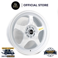 New Sport Rim SPOON SW388 16x7 4x100 ET40 White / Flat Black 16 inch 16 inci Mr Wheel