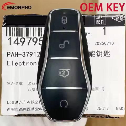 EMORPHO OEM Smart Remote Key 433.92/433.62MHz 46 Chip for BYD Qin PLUS DM-i Qin PLUS EV Yuan PLUS SO