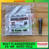 KAWASAKI [READY STOCK] ORIGINAL SPARE PART BOLT FLANGED (8X40) ZX-6R 92151-1532