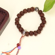 King Kong Bodhi DIY Dzi Beads Purple Style Bracelet Wenwan Retro Style Disc Play Bead String Men Wom