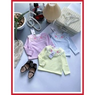 🔥H&M INSPIRED🔥 GIRLS LONG SLEEVE SHIRT BLOUSE PREMIUM COTTON FOR KIDS 1-7Y WITH HM TAG