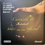 全新未拆！Marshall WILLEN II：black with golden words colour Bluetooth speaker 🎶馬歇爾 藍牙喇叭 黑金色 ✅iPhone andro