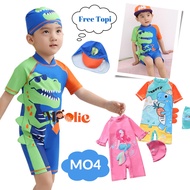 MO4 Moolie Girls Swimsuit/ Boys Swimsuit One Piece Kids Swimsuit
