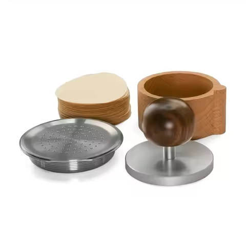 Refillable Coffee Pod Compatible With Senseo Espresso Machine Coffee Filter Paper Stainless Steel Re