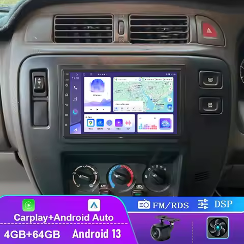 7" 4+64GB For Nissan Patrol GU 1997-2009 Car Radio Wireless Apple CarPlay Android Auto Head Unit FM 