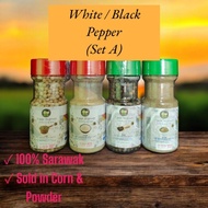 70g【Grade A】100% Sarawak White/ Black Pepper (Corn & Powder/ Biji Lada Hitam Sarawak)