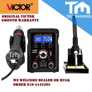 VICTOR ORIGINAL 8586B 8586 Soldering Station Solder Digital Display Hot Air Welding Station Portable