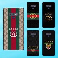 Samsung Note 9 black rim phone case GUCCCI brand fashion
