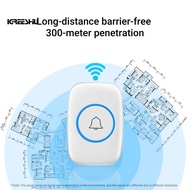 Wireless Doorbell Long Distance Waterproof Intelligent Home Security Welcome Door Bell Chime for Office Building
