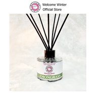 WelcomeWinter ก้านไม้หอมกลิ่นน้ำมันหอมระเหย Essential Oil Lemongrass REED DIFFUSER 110 ml