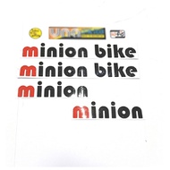 Minion bicycle stickers, mini bicycles, folding bikes, folding bikes, mtb bikes