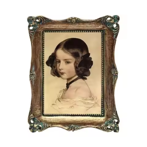2.5x3.5 Vintage picture frames Small Picture Frame Wallet Size Picture frames 2.5 x 3.5 Mini Photo F