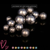 NS 10pcs Fishing Lead Sinkers, 1g/2g/3g/4g/5g/6g/7.5g/9g/10g Ball bearing pendant Fishing Weight Sin