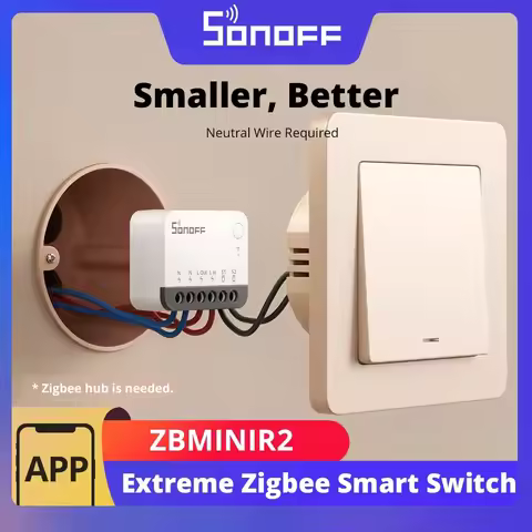 SONOFF ZBMINIR2 Extreme Sonoff Zbmini R2 Sonoff Zigbee Switch Detach Relay External Switch Remote Co